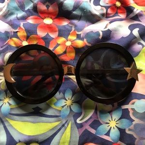 Moon & Star Round Sunglasses